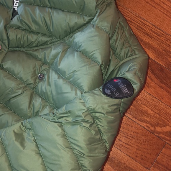PAJAR CRYSTAL DOWN JACKET COAT 550 FILL MILITARY GREEN TRAVEL COAT - Picture 6 of 14